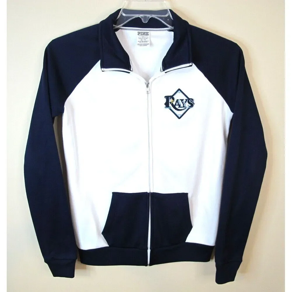 Pink Victoria's‎ Secret With 5th & Ocean Tampa Rays Track Jacket Women's XS